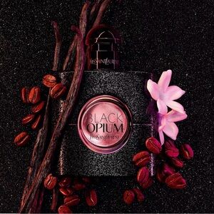 Yves Saint Laurent Black Opium, 3oz bottle 75% full